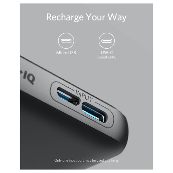 پاوربانک انکر مدل PowerCore Slim A1229 ظرفیت 10000 میلی آمپر ساعت - تصویر 2