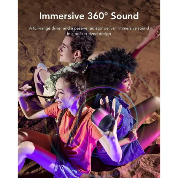 اسپیکر بلوتوثی انکر Anker Soundcore GLOW Mini مدل A3136 - تصویر 4