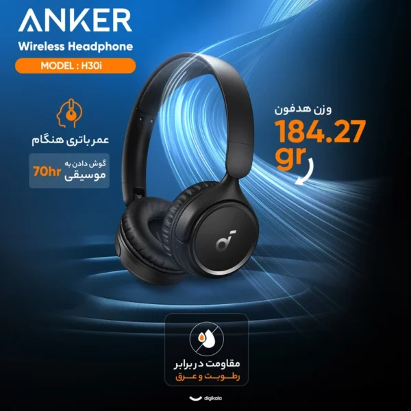 هدفون بلوتوثی انکر مدل Anker soundcore H30i - تصویر 6